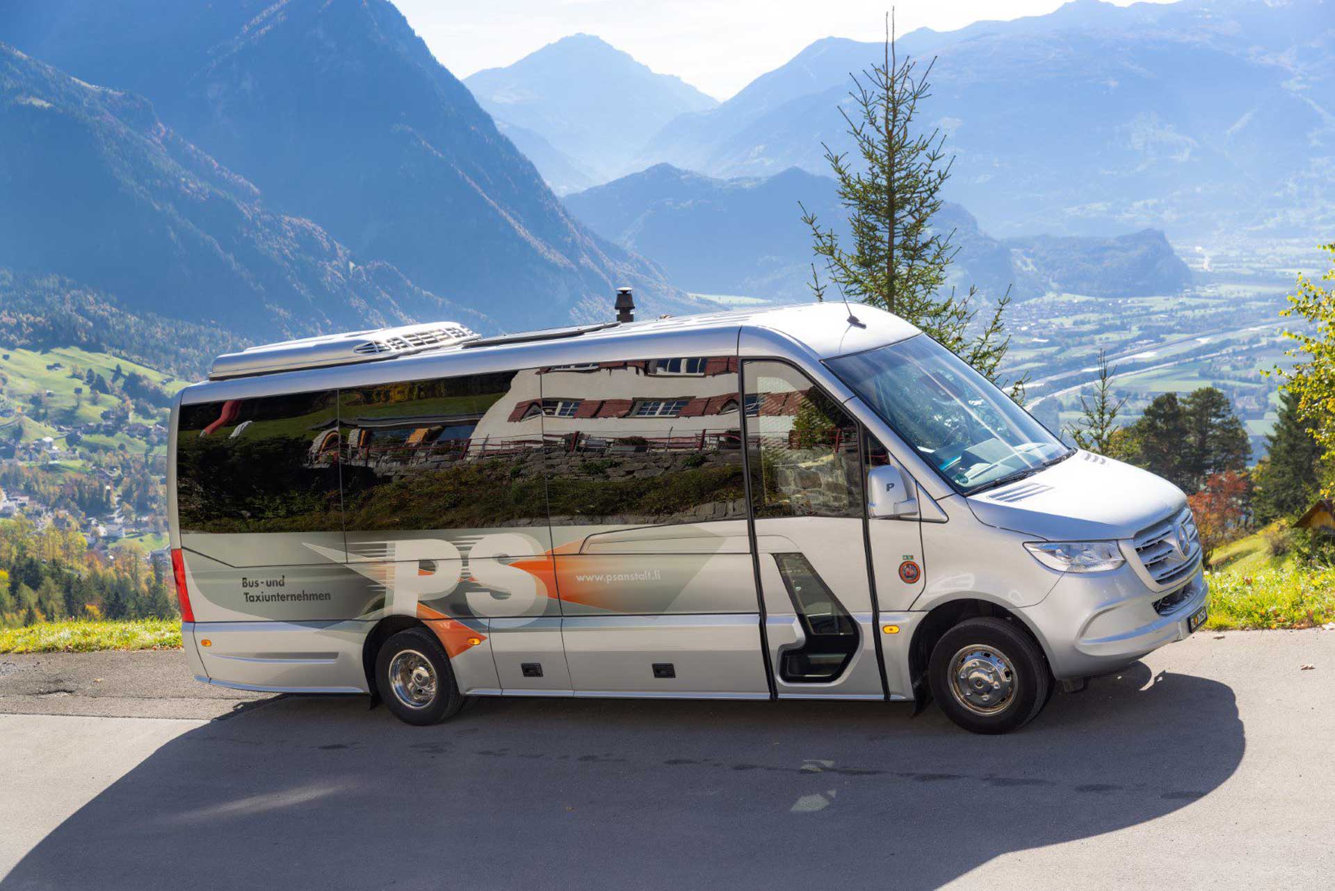 Mercedes Benz Sprinter 516 - PS Busreisen Liechtenstein - Philipp Schädler Anstalt