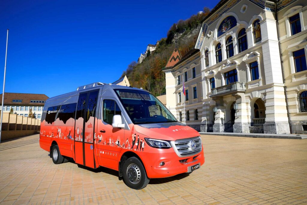 Mercedes Benz Sprinter City - PS Busreisen Liechtenstein - Philipp Schädler Anstalt